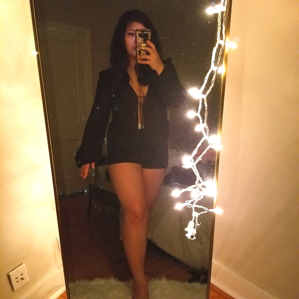 UO urban outfitters tie bow top